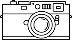 Leica M9 Sticker Svg Vector, Free Vectors File